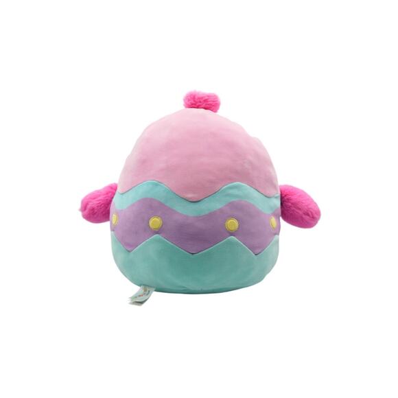 Squishmallow 16" Pink Bird Plush Easter Egg Pastel Zigzag Soft Stuffed Animal - Picture 3 of 5
